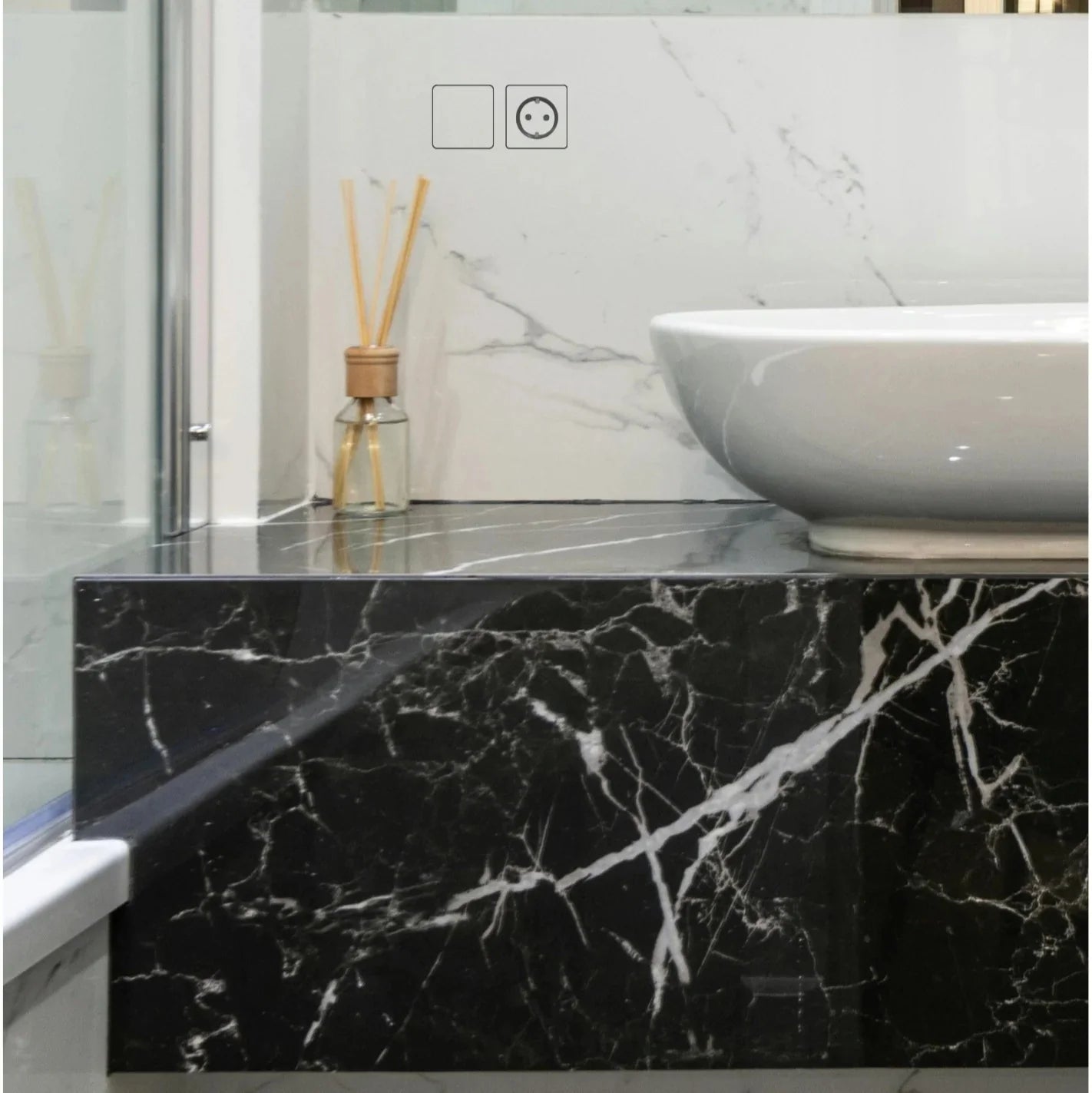 Interruptor de pulsador invisible EDPLIT