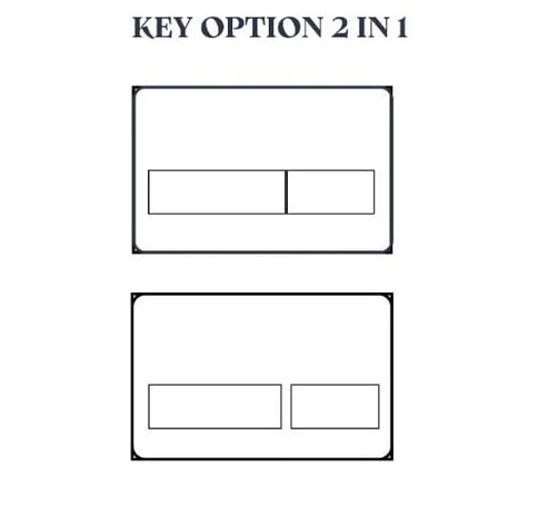Pulsador oculto EDPLIT M2 (sin consumibles)