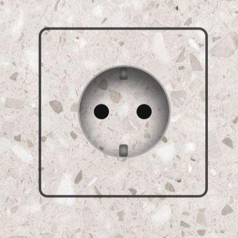 Enchufe invisible EDPLIT — Integración perfecta en superficies alicatadas